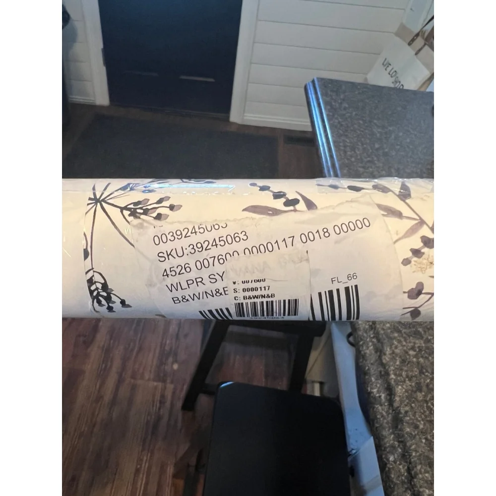 New Anthropologie Sylvana Black & White Wallpaper
